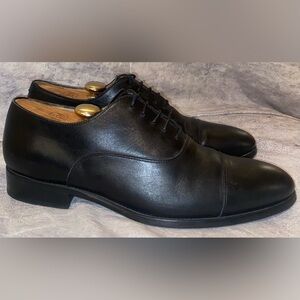 WORN 10x Suitsupply Black Leather Oxford Derby Dress Shoes Work Office 10 43
